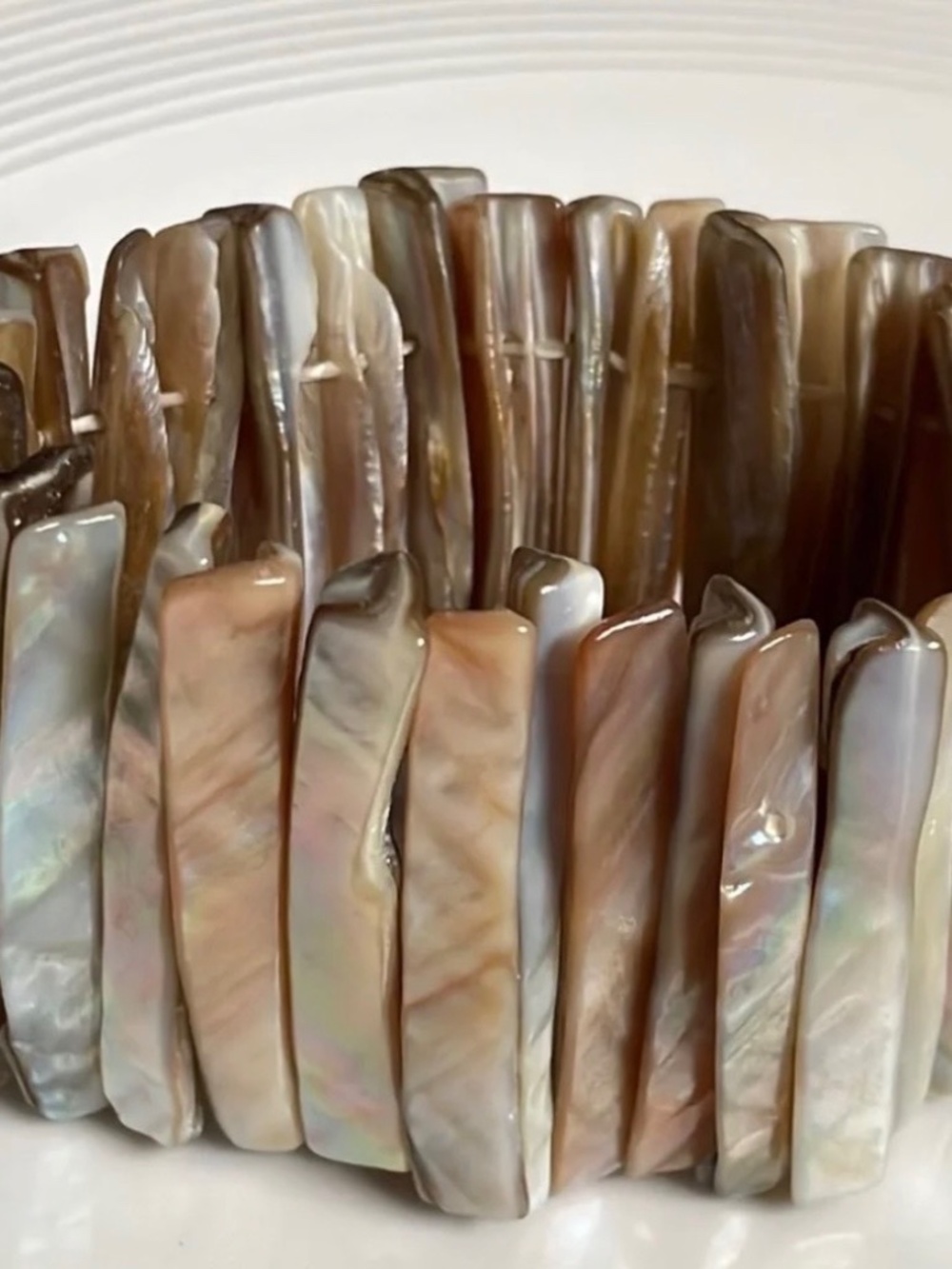 Mother of Pearl Stretch Bracelet